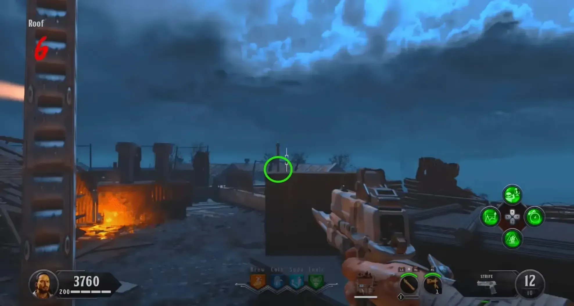 Roof: crate beside the Pack-a-Punch area