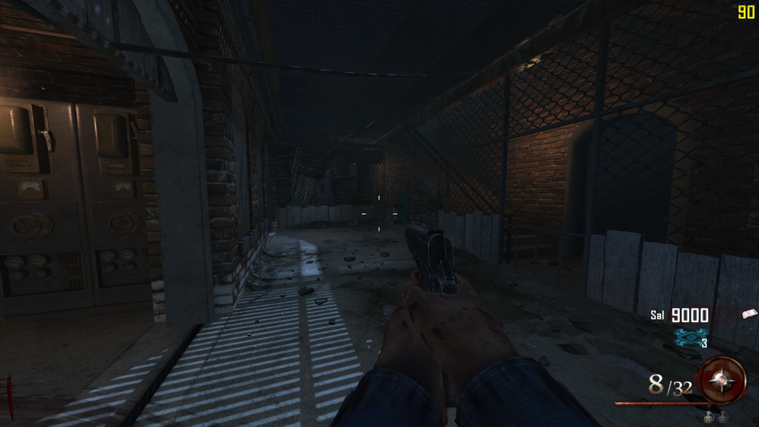 zombie shield — door outside gen room