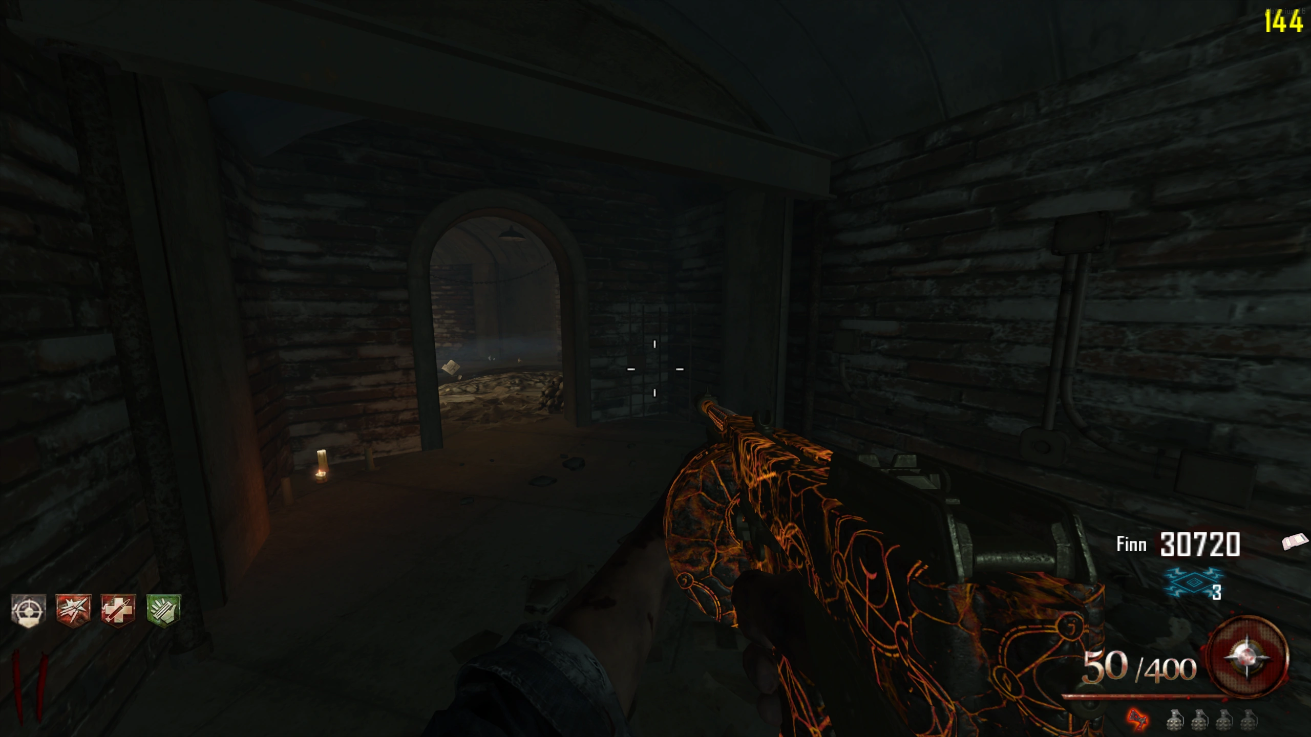 zombie shield — door rigging hallway