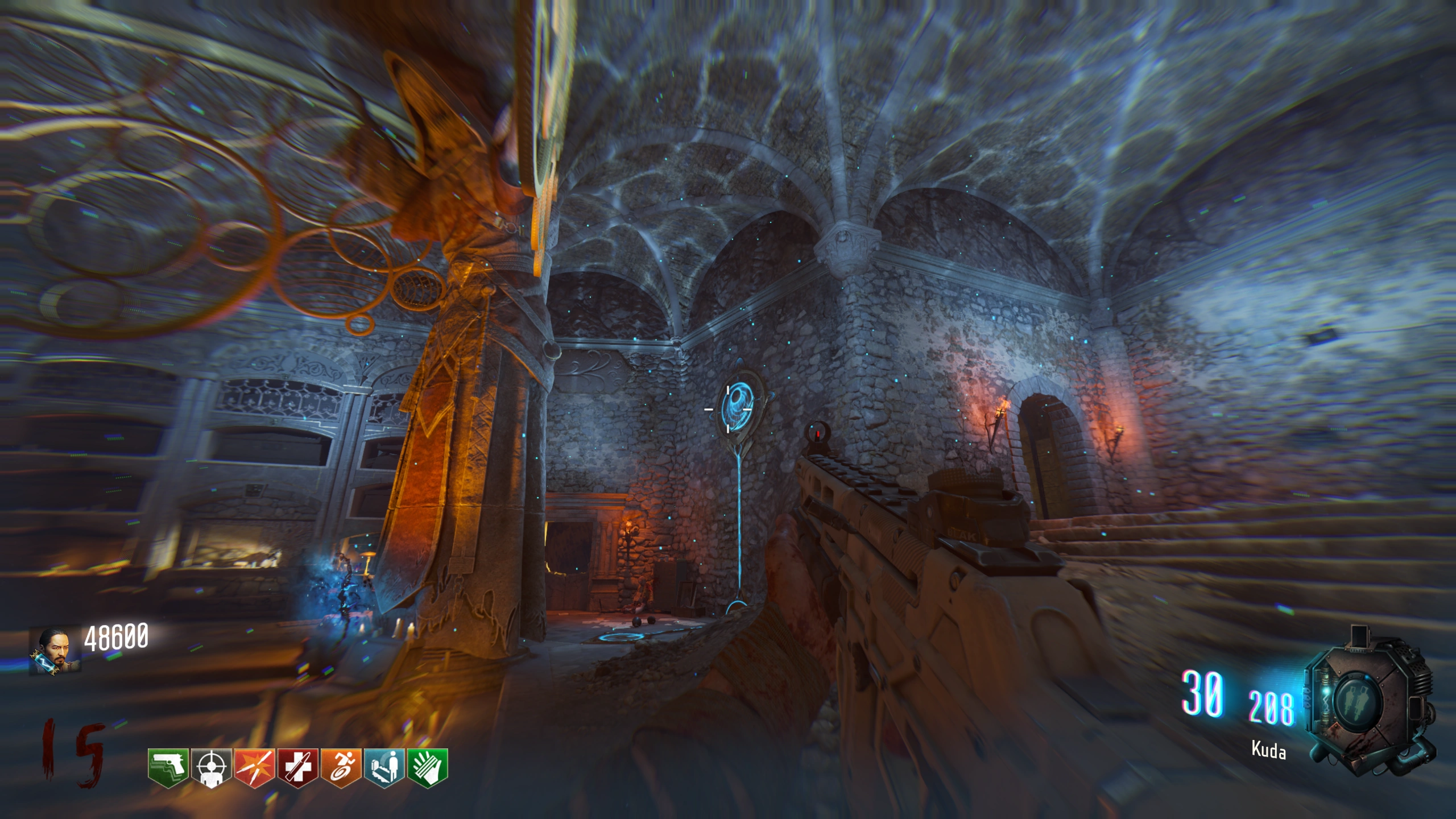 Wall-run across this circle after the clock step.