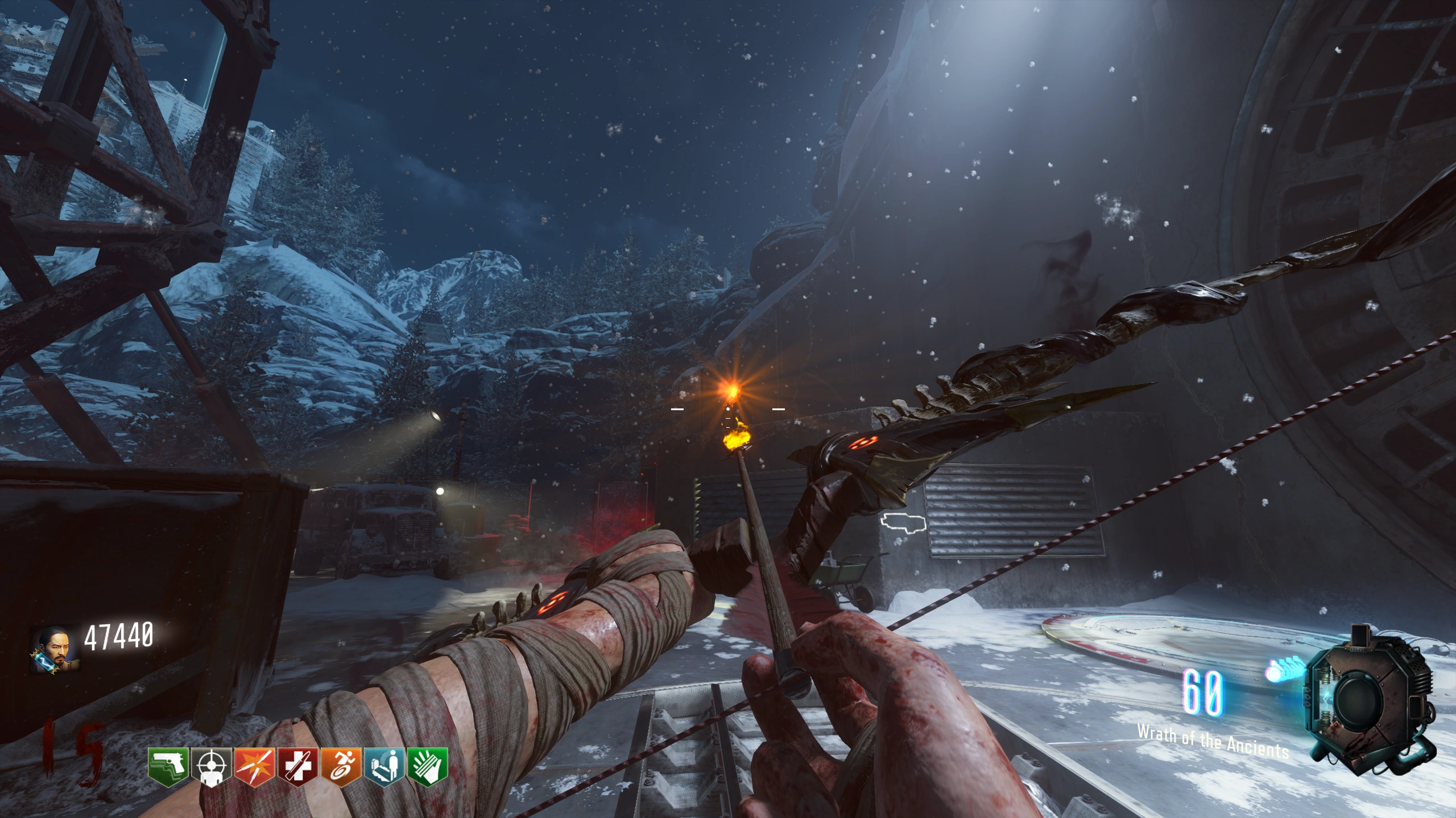Shoot the glowing rock immediately after a rocket test.