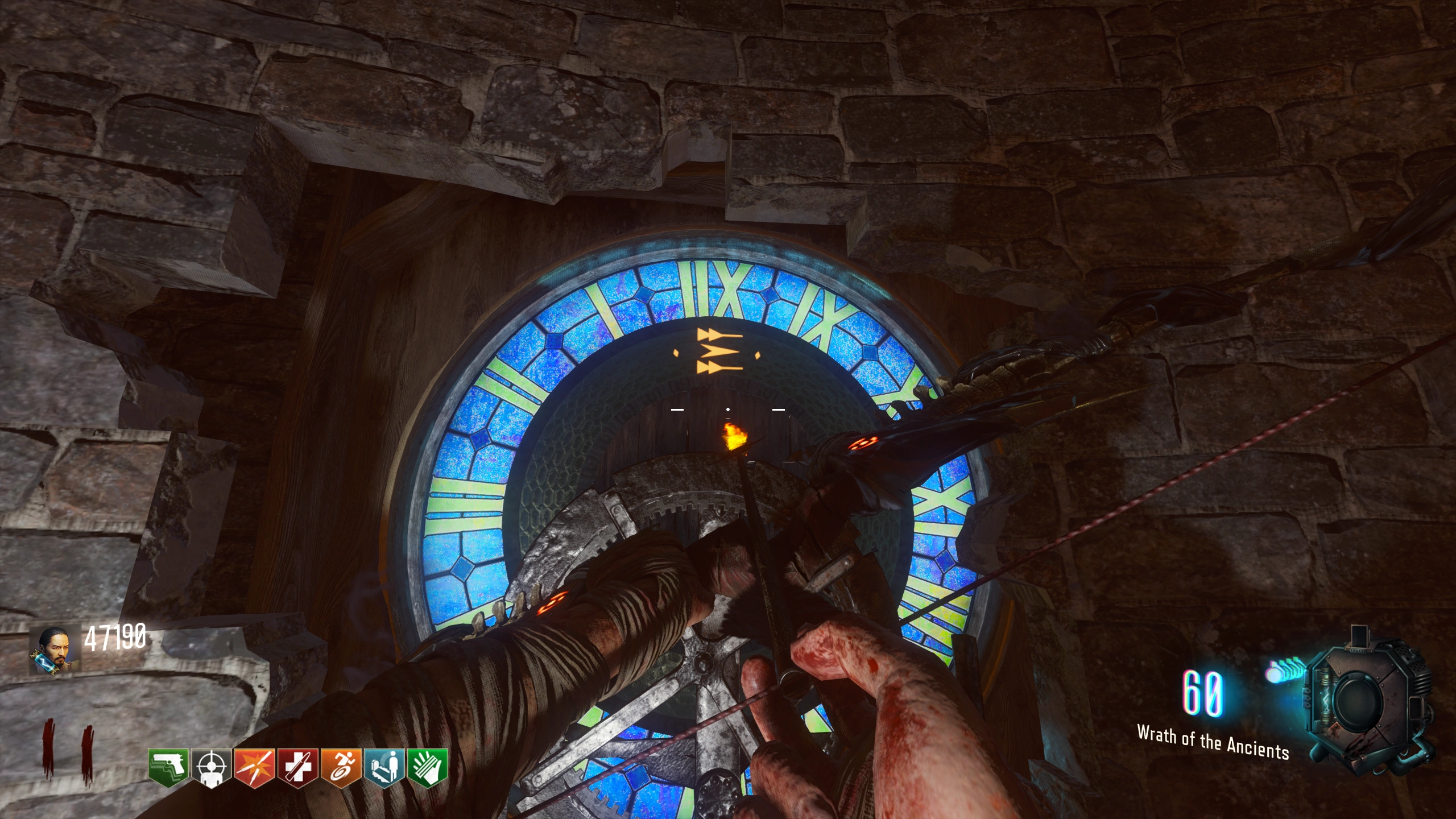 Match this observed emblem to the fireplace in your game.