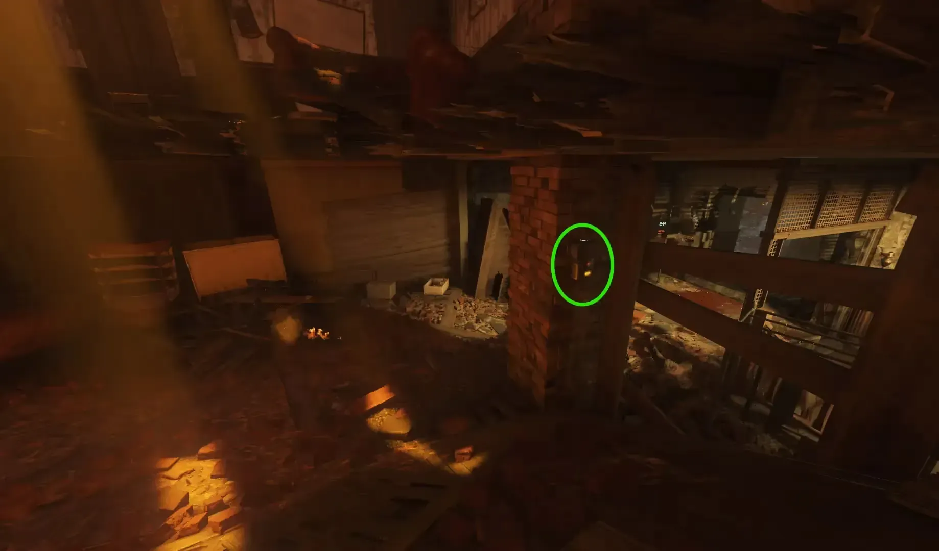 Infirmary bomb location