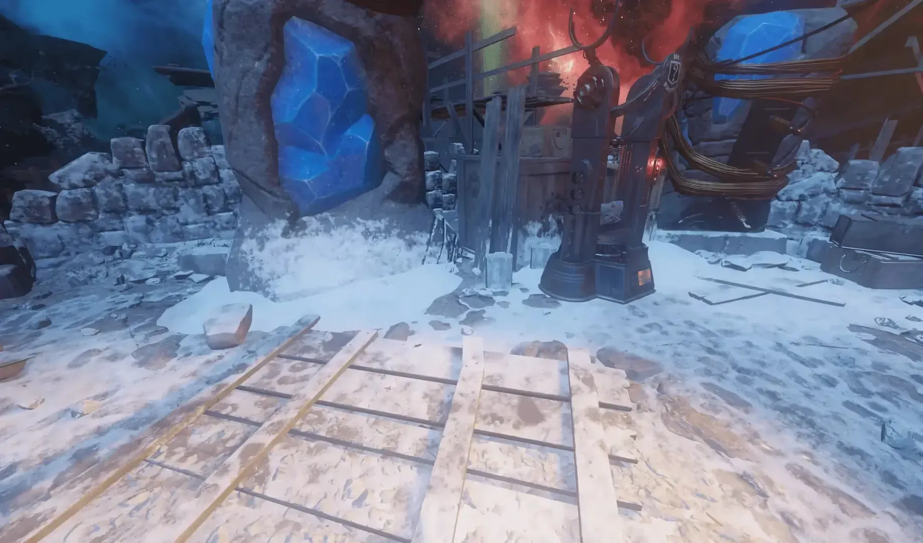 Origins / Mob · Left of Wunderfizz on the excavation mound.