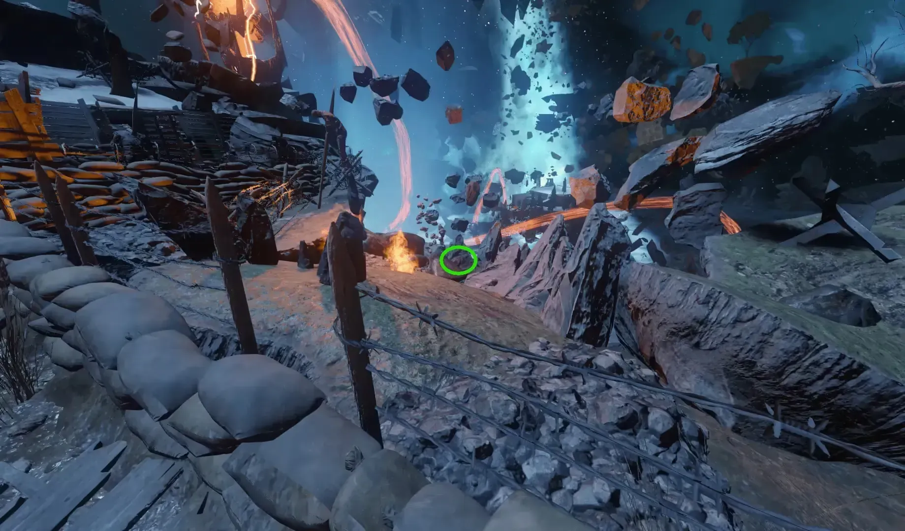 Origins / Mob: Outside the map near the giant robot footprint.