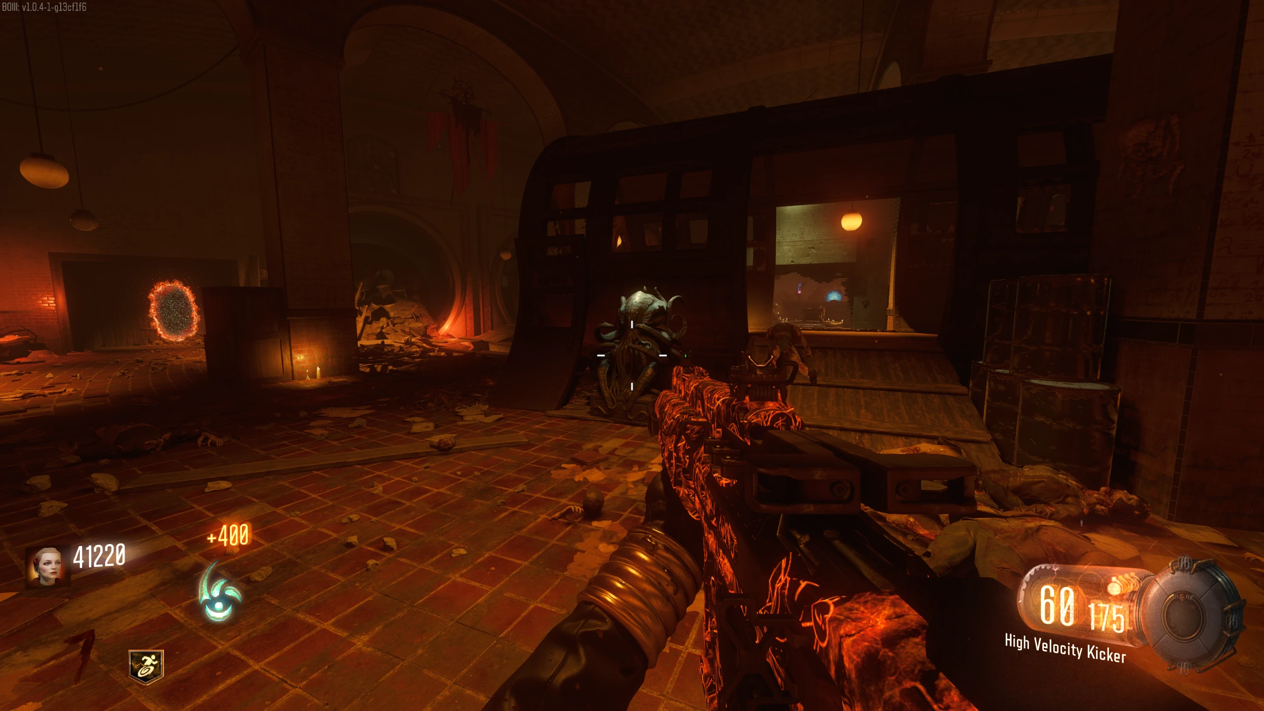 Place the egg in this exposed statue, then earn kills close to it.