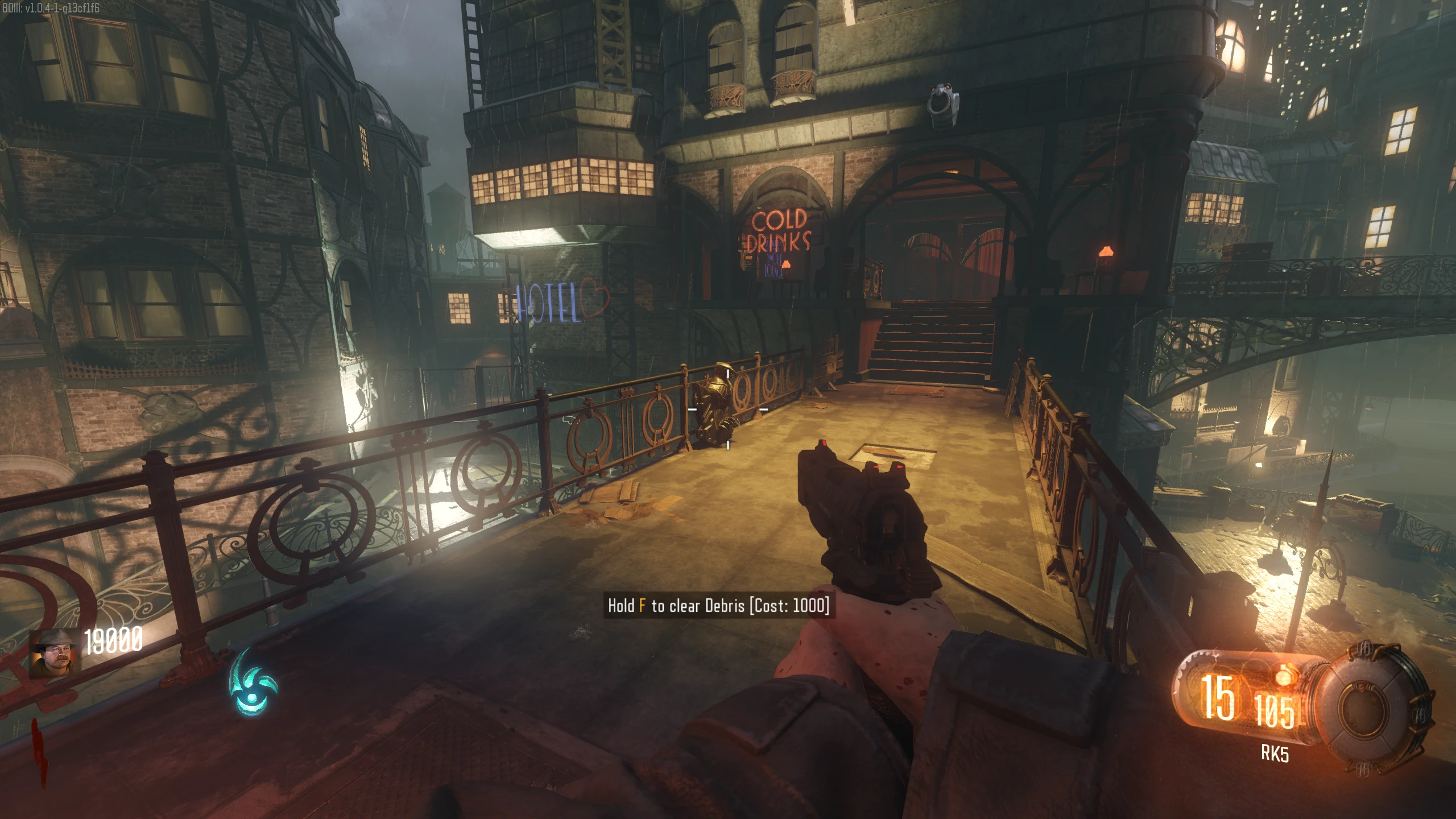 Check the Canals bridge as well as both adjoining rooms.
