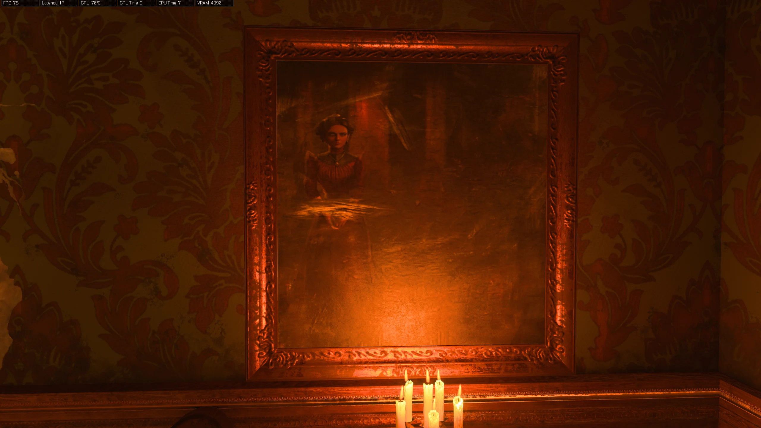 Music Room vision: woman with scratches on her hands