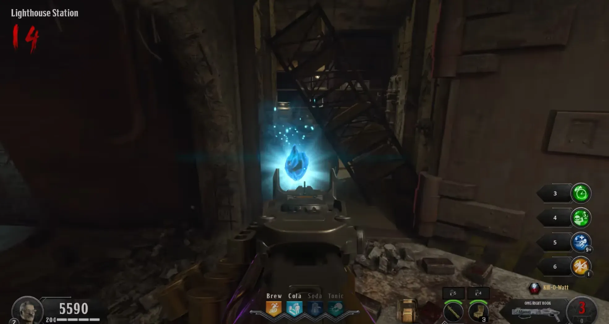 The Elemental Shard is behind the Lighthouse Station door