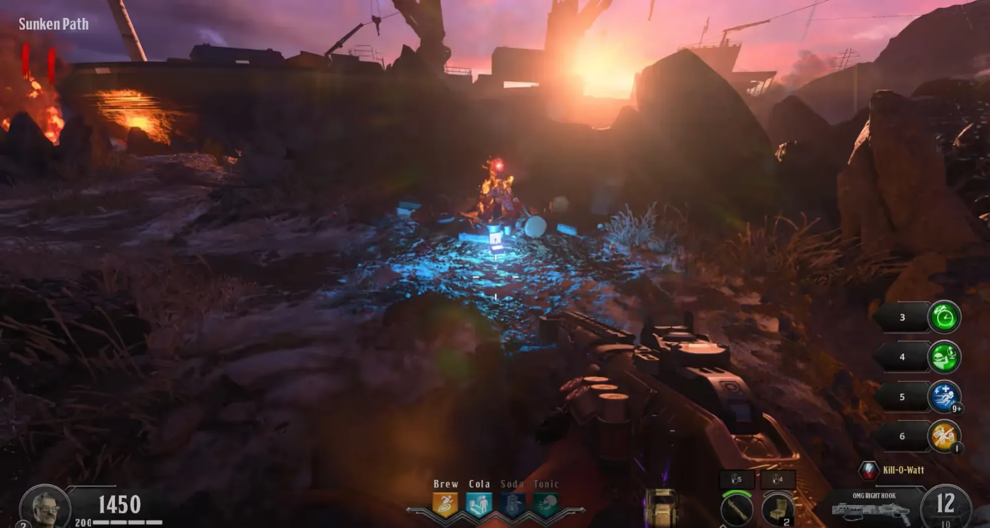 The Sunken Path campfire receives the Seal and a Music Box