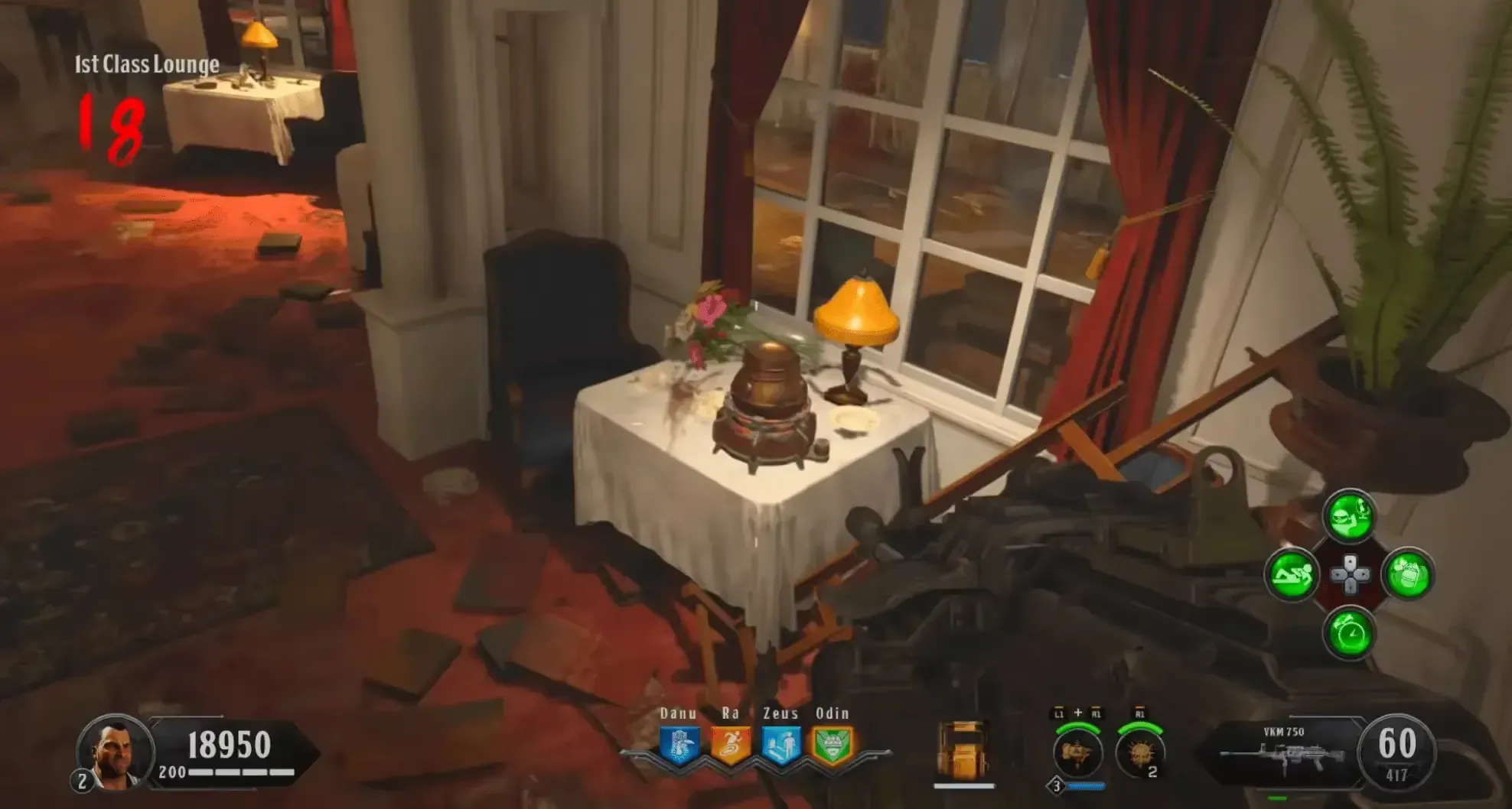 Lounge — table near Bowie Knife, first spawn