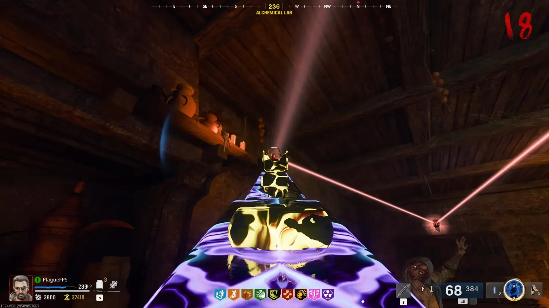 Final crystal above the Alchemical Lab Arsenal