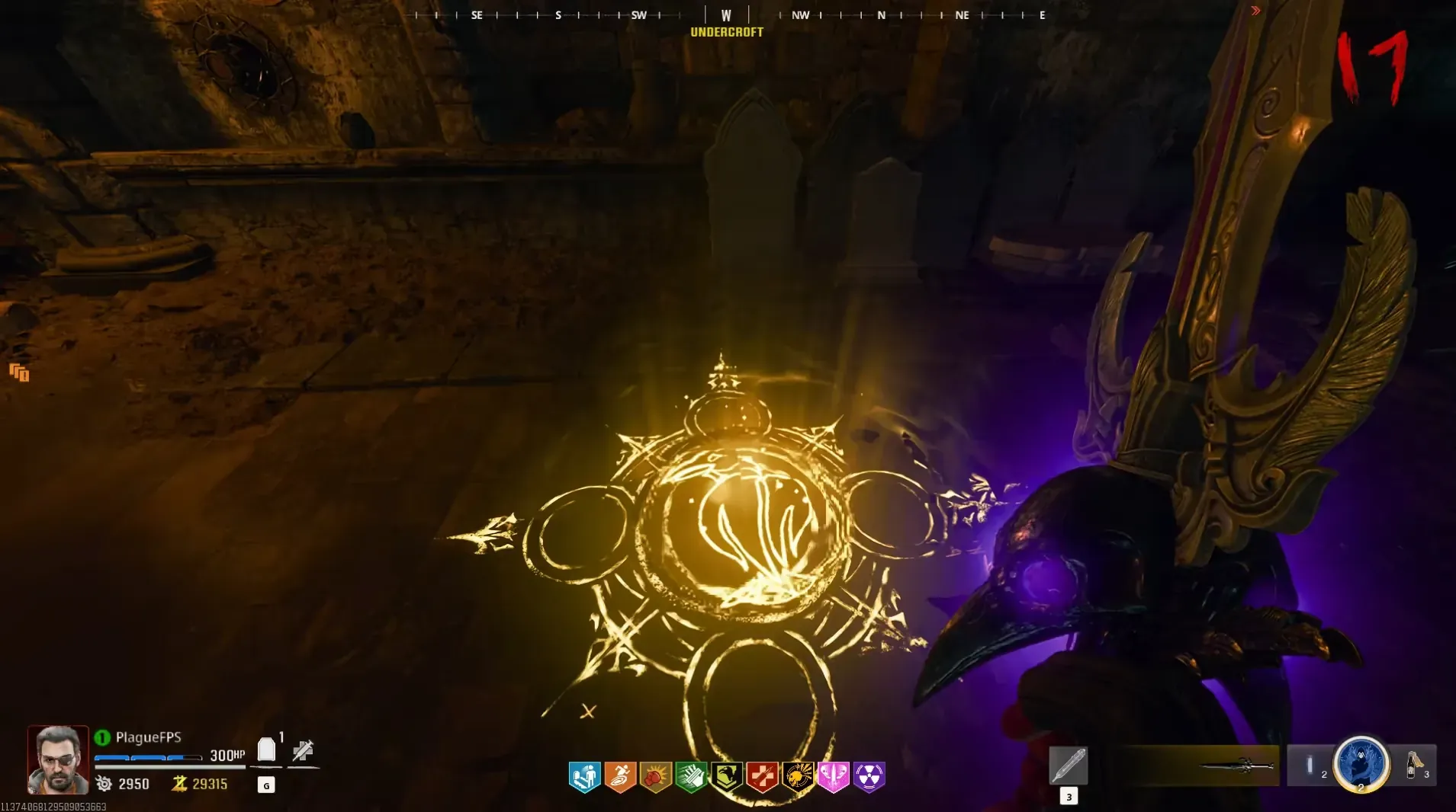 Raven’s Talon ritual in the Undercroft