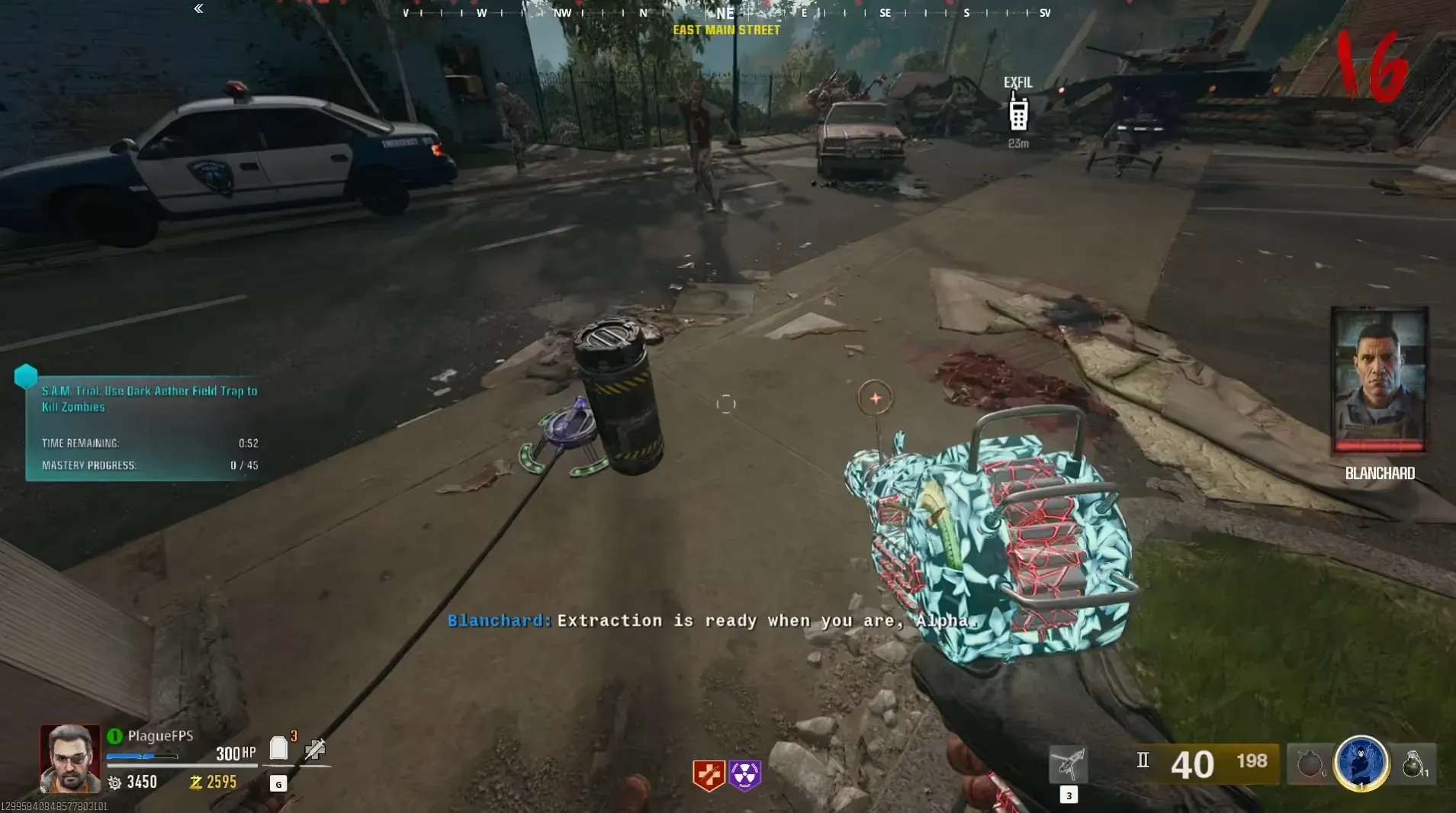 The canister must sit inside one emitter’s capture field