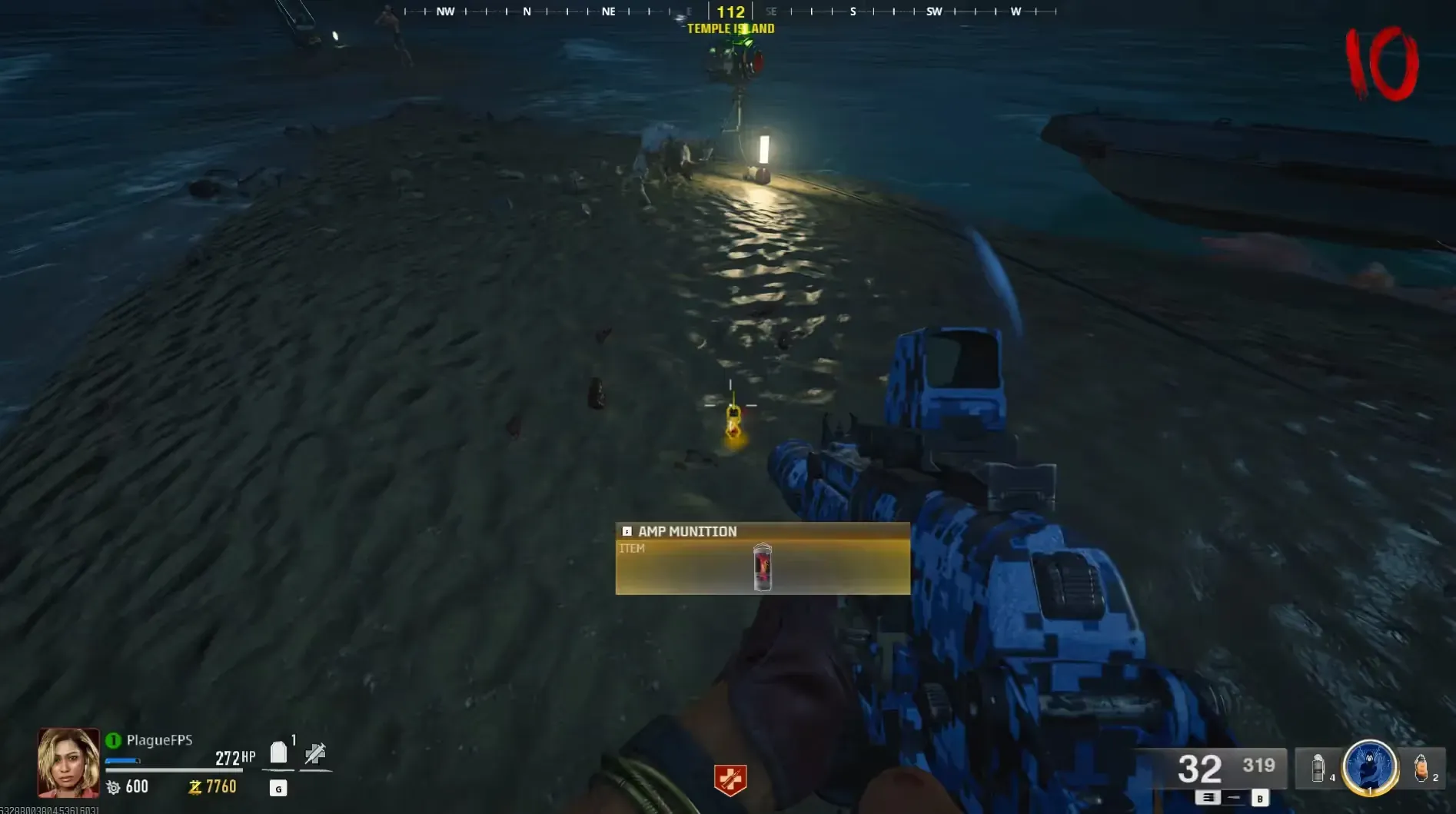 Collect the AMP Munition after the final orb stage