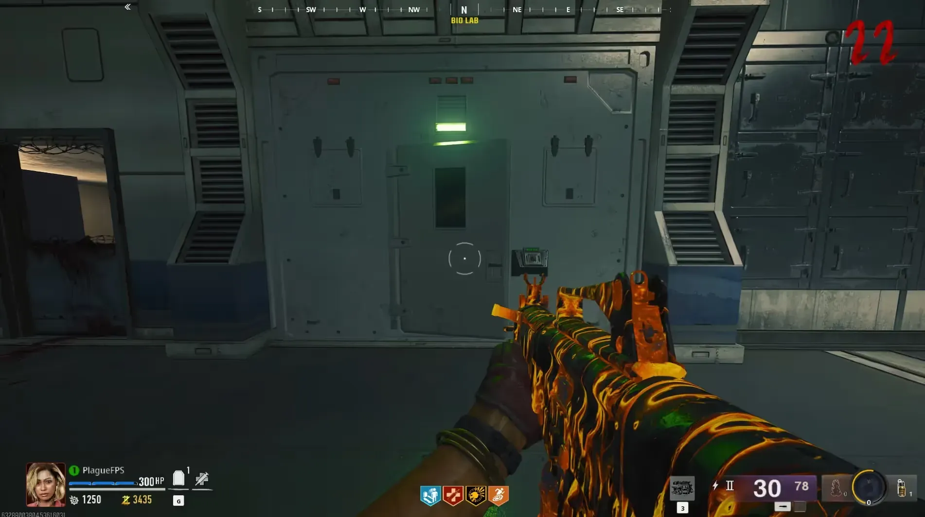 The Bio Lab door near Melee Macchiato starts the final encounter