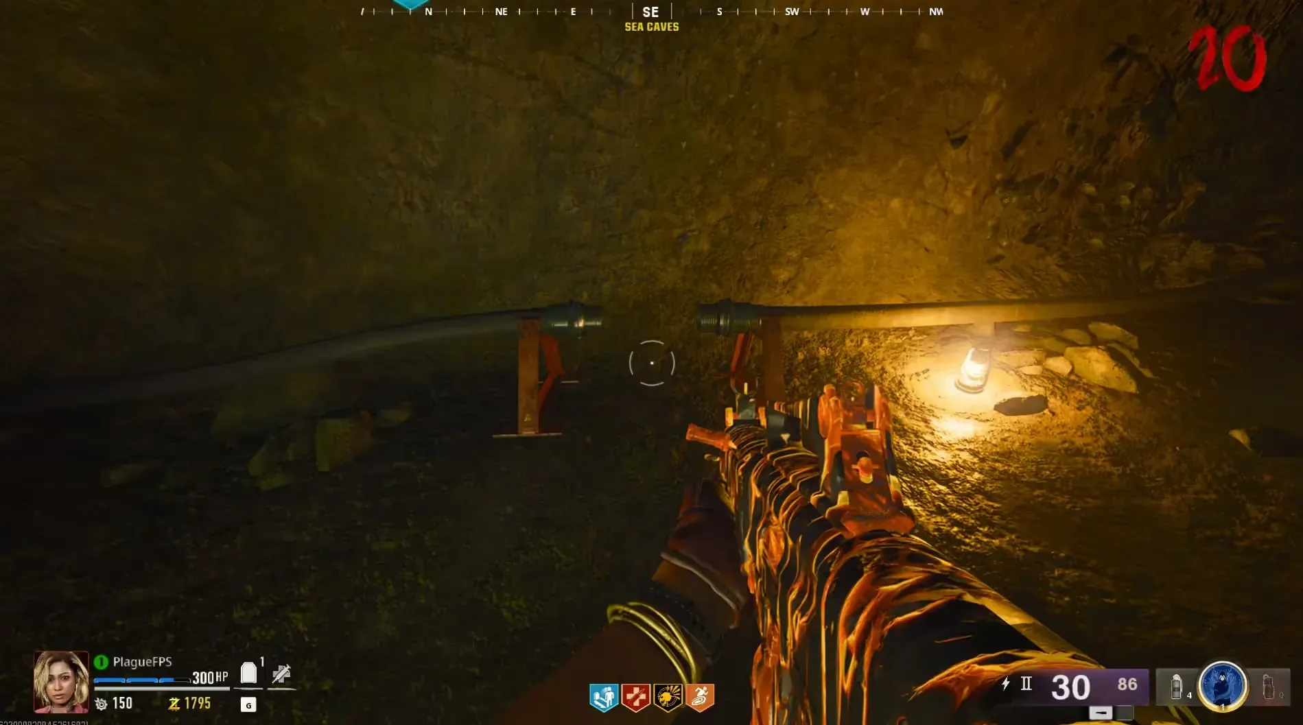 Sea Caves endpoint opposite Speed Cola