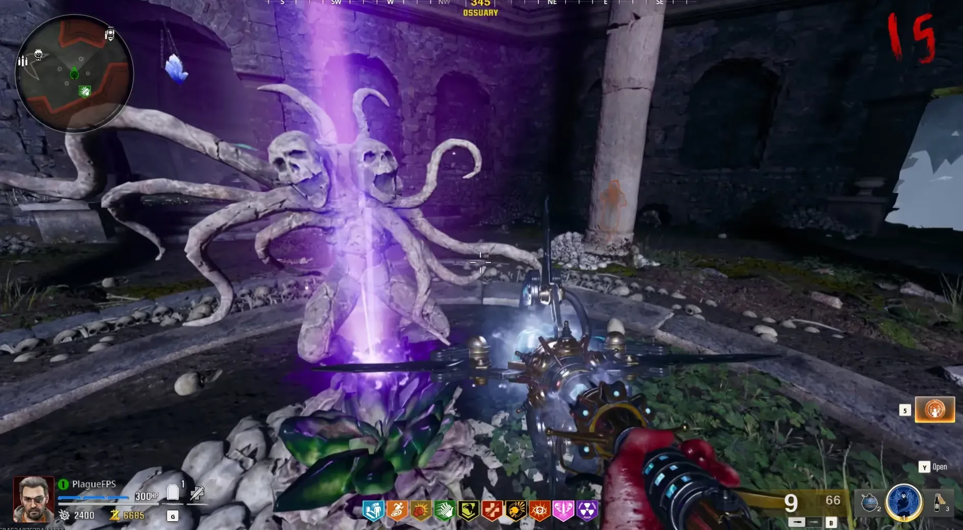 Ossuary Doppelghast statue