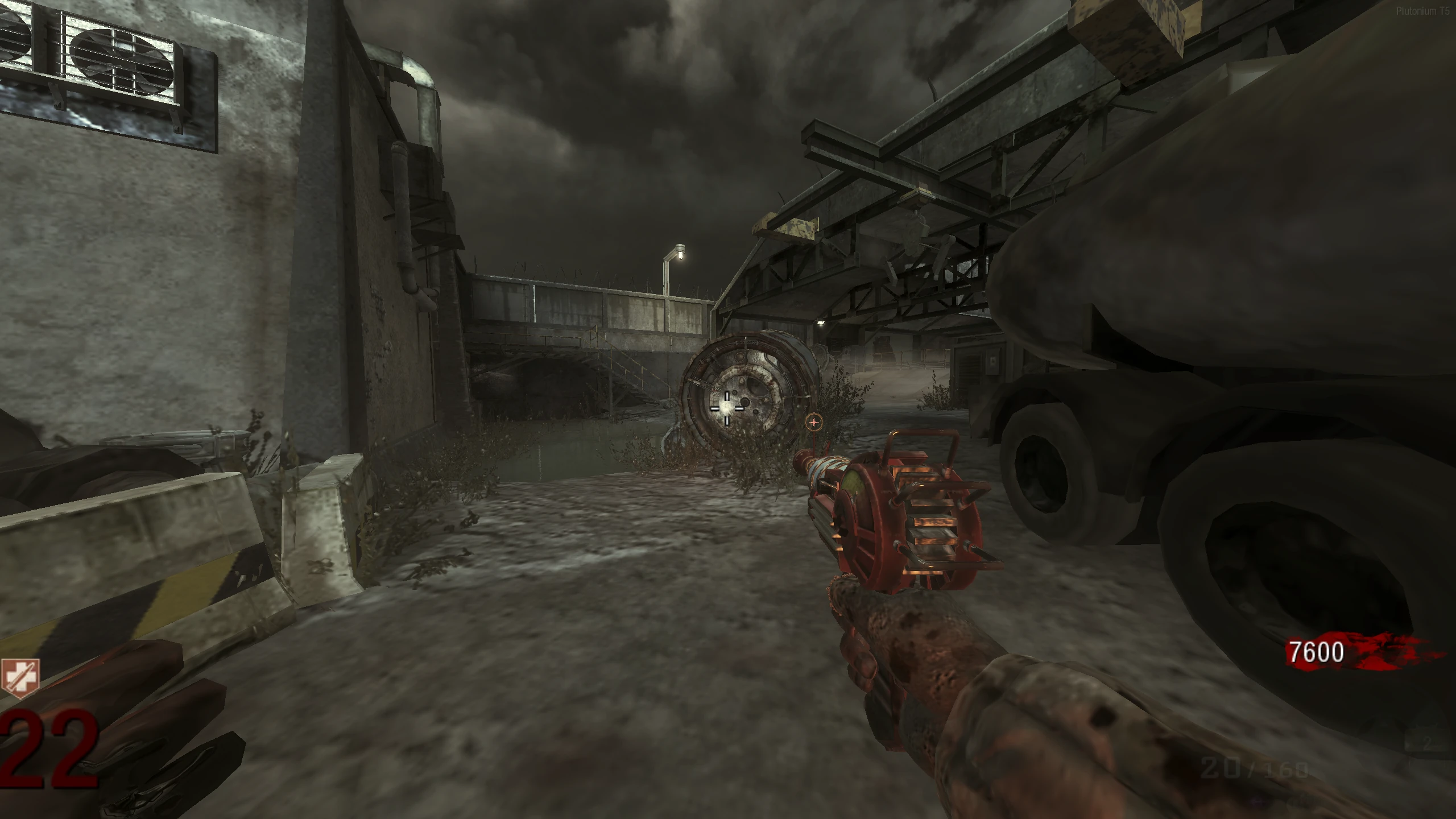 crashed rocket module