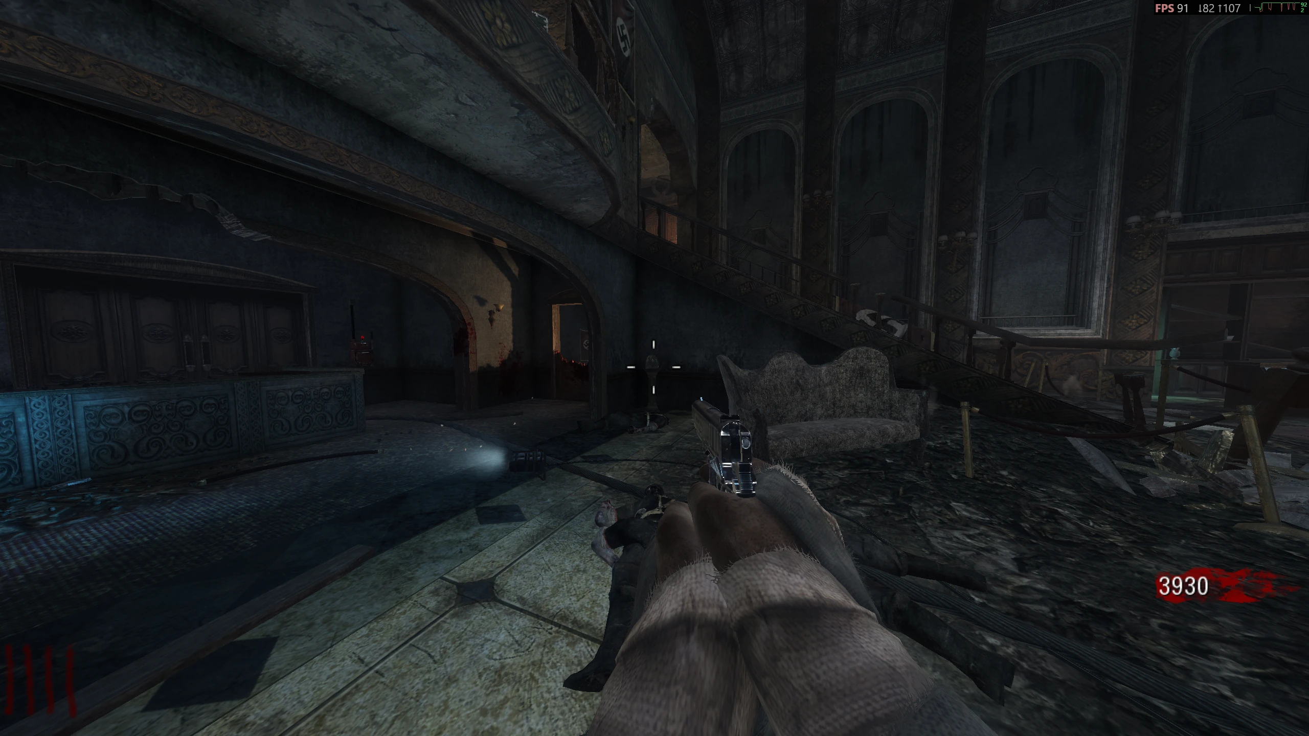Spawn Room - In a jar near a Zombie barrier, "below" the stairs closest to Quick Revive
