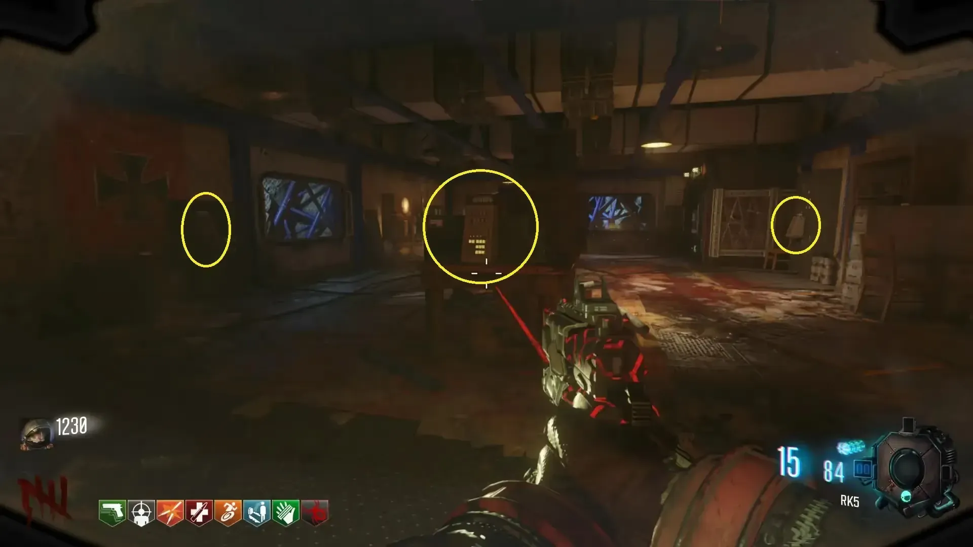 Three on the first floor