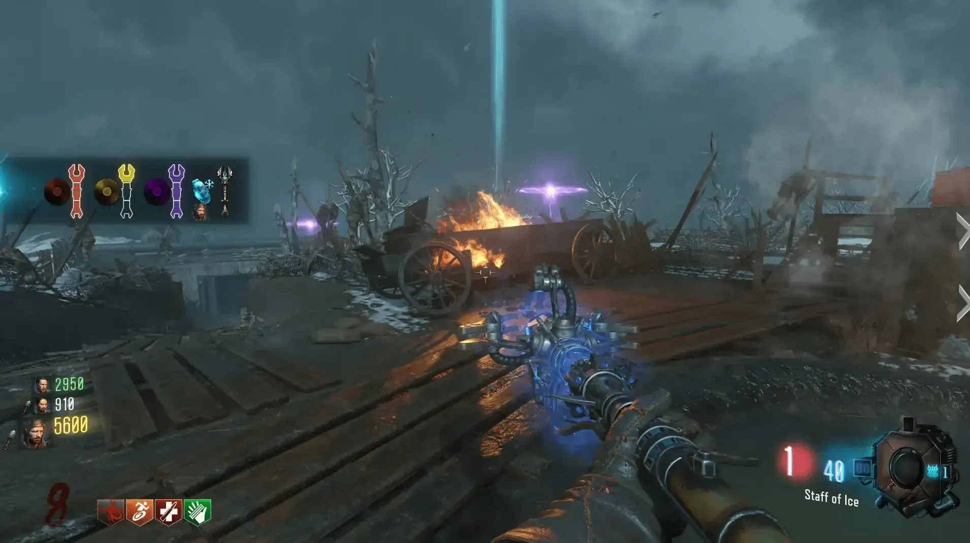 Opposite the MP40 wall buy
