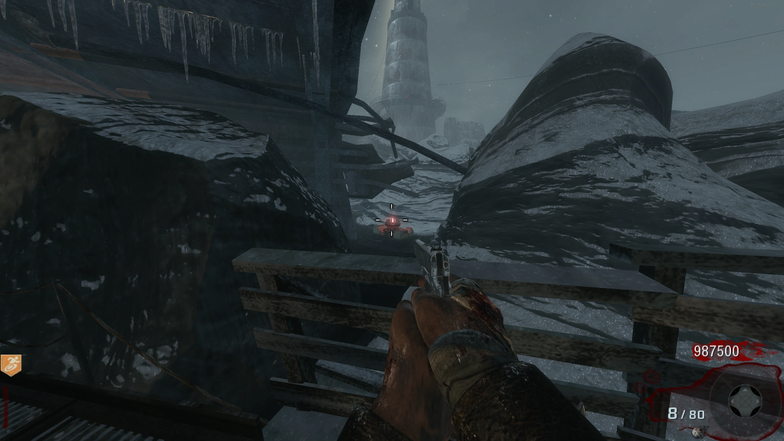 In the shortcut from the ship to spawn