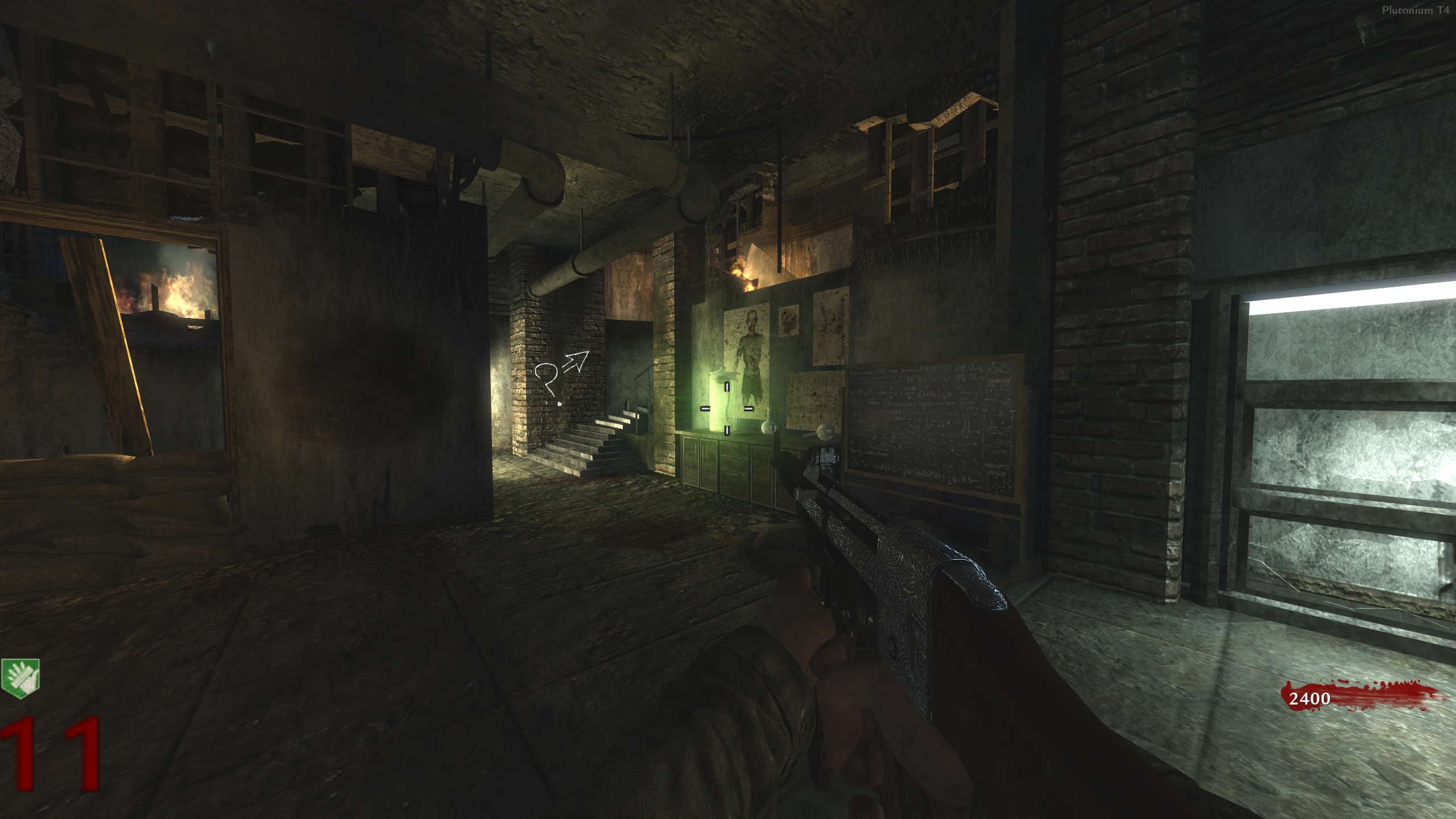 Animal Testing (left side) - Across from the previous locations, directly to the right of the stairs to Jug