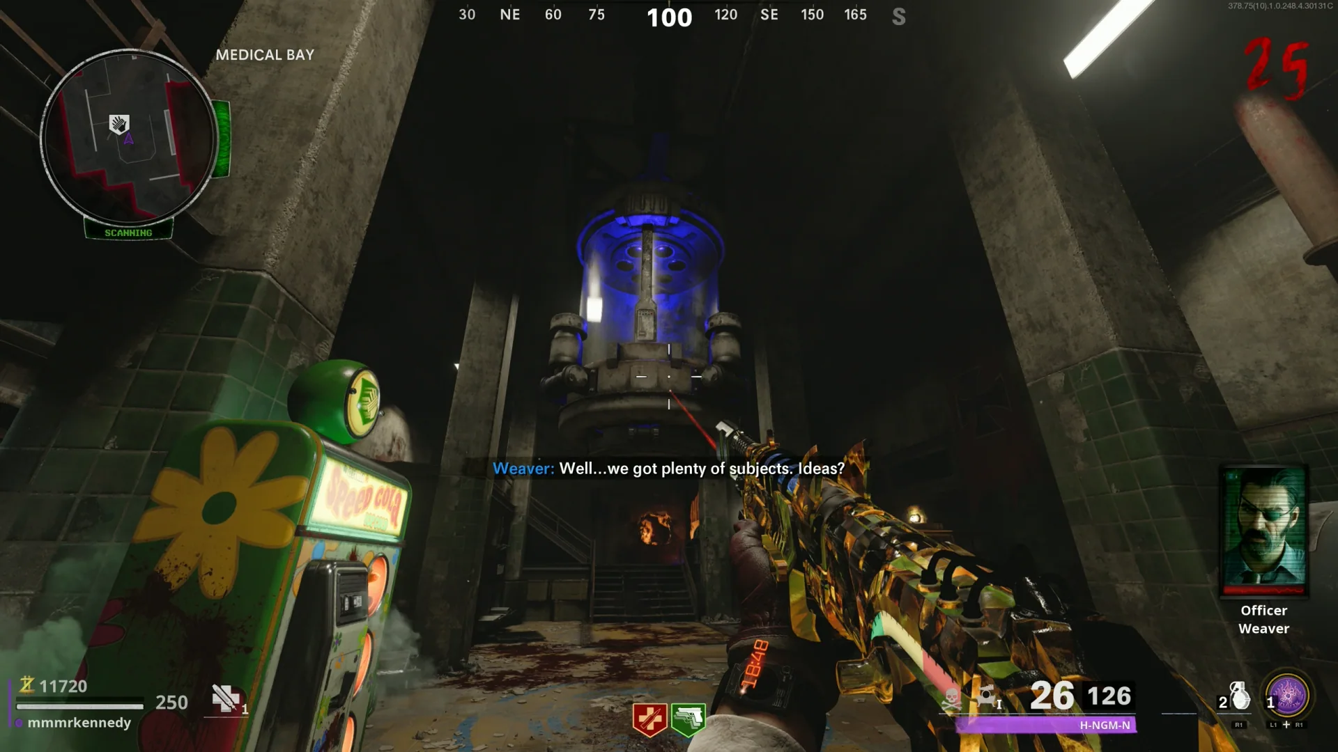 Lure both split Megaton enemies beneath the open chamber