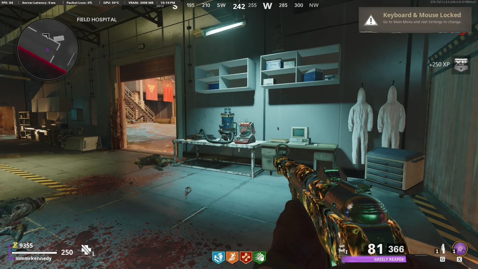 Field Hospital: use the mixer twice, before and after the defense
