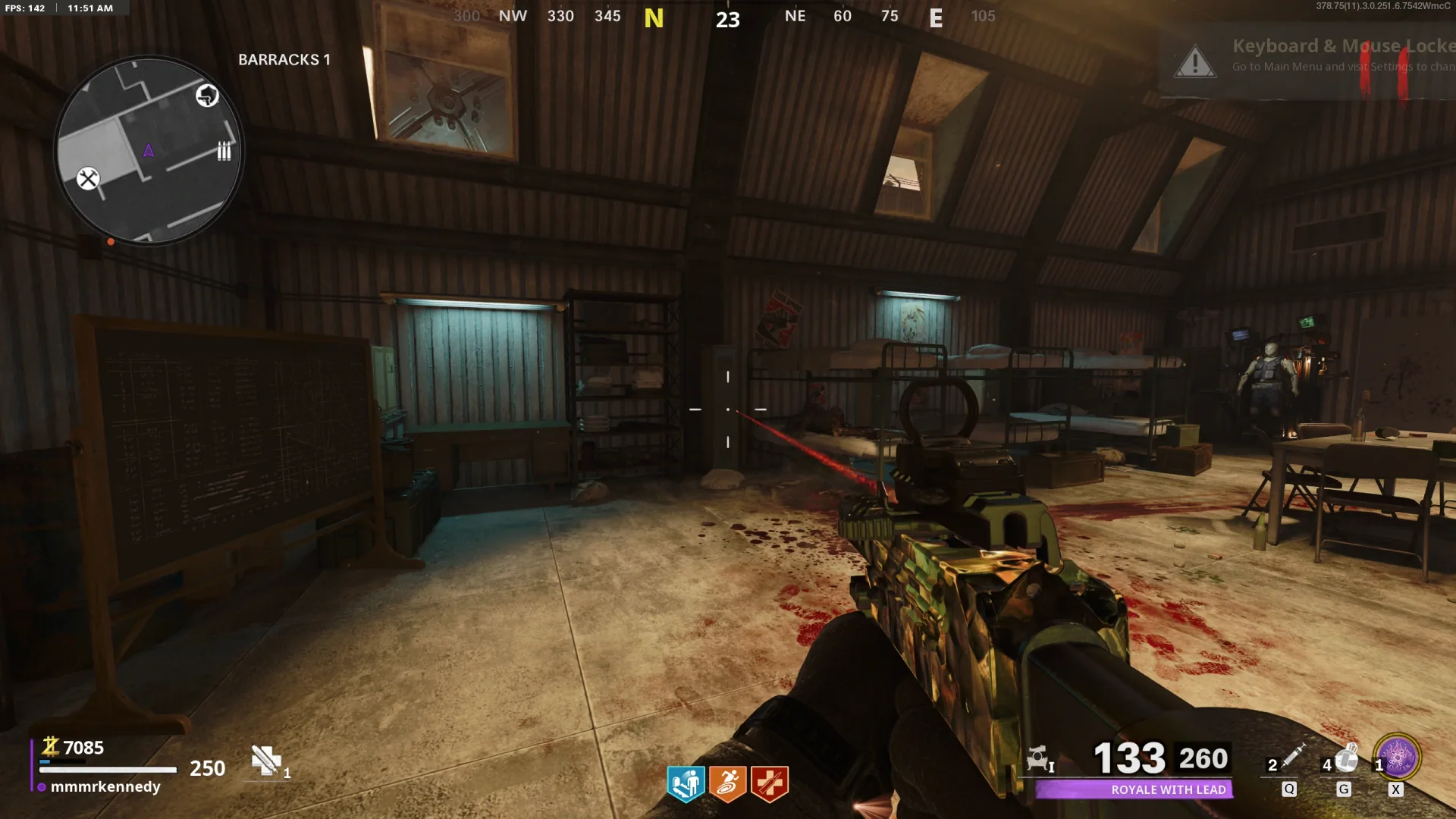 Open Barracks lockers and kill the spawned Mimics