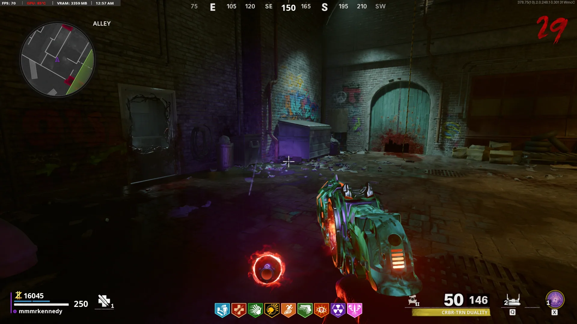 Harvester candidate: Alley