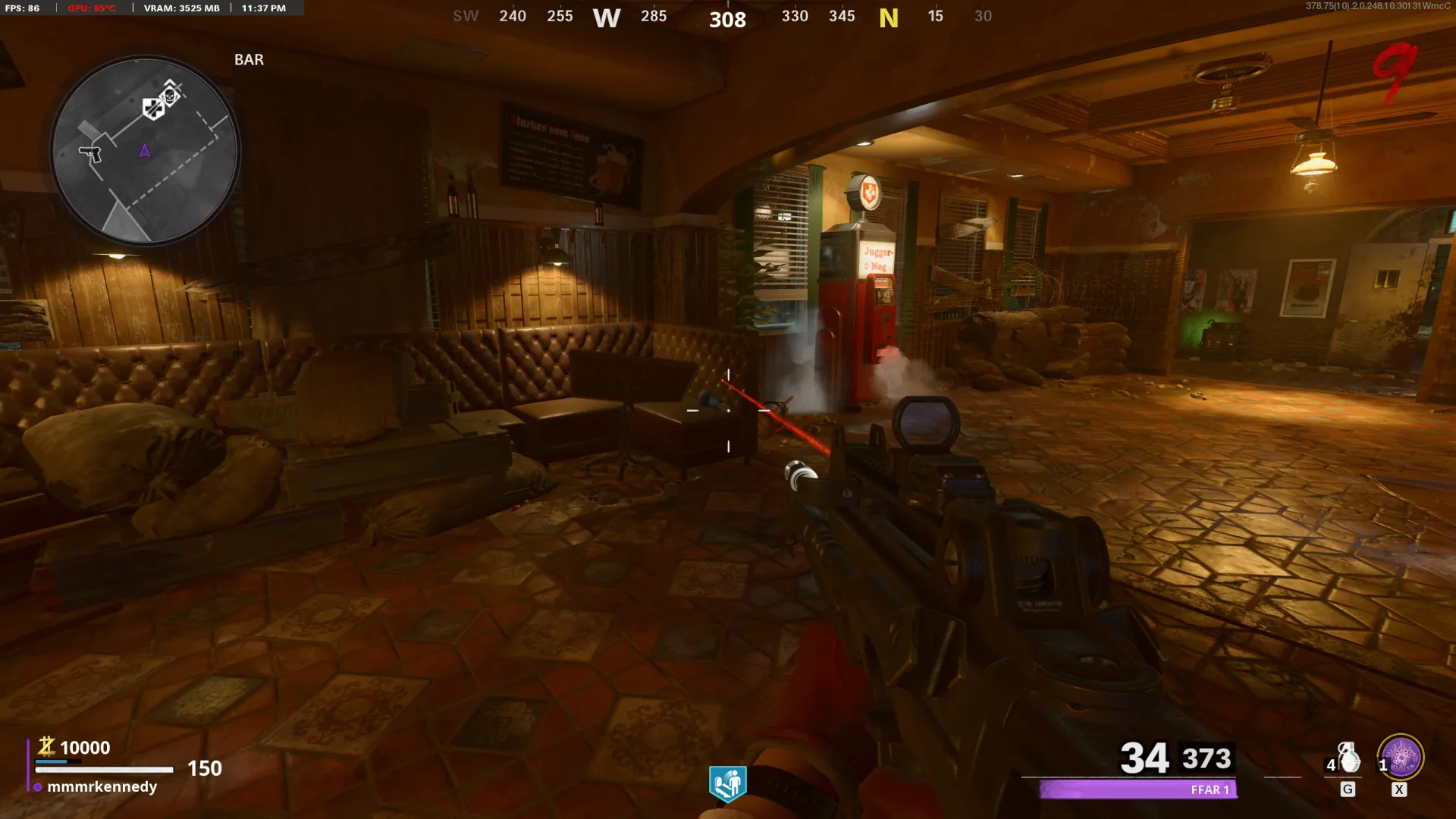Rabbit piece: Bar beside Juggernog