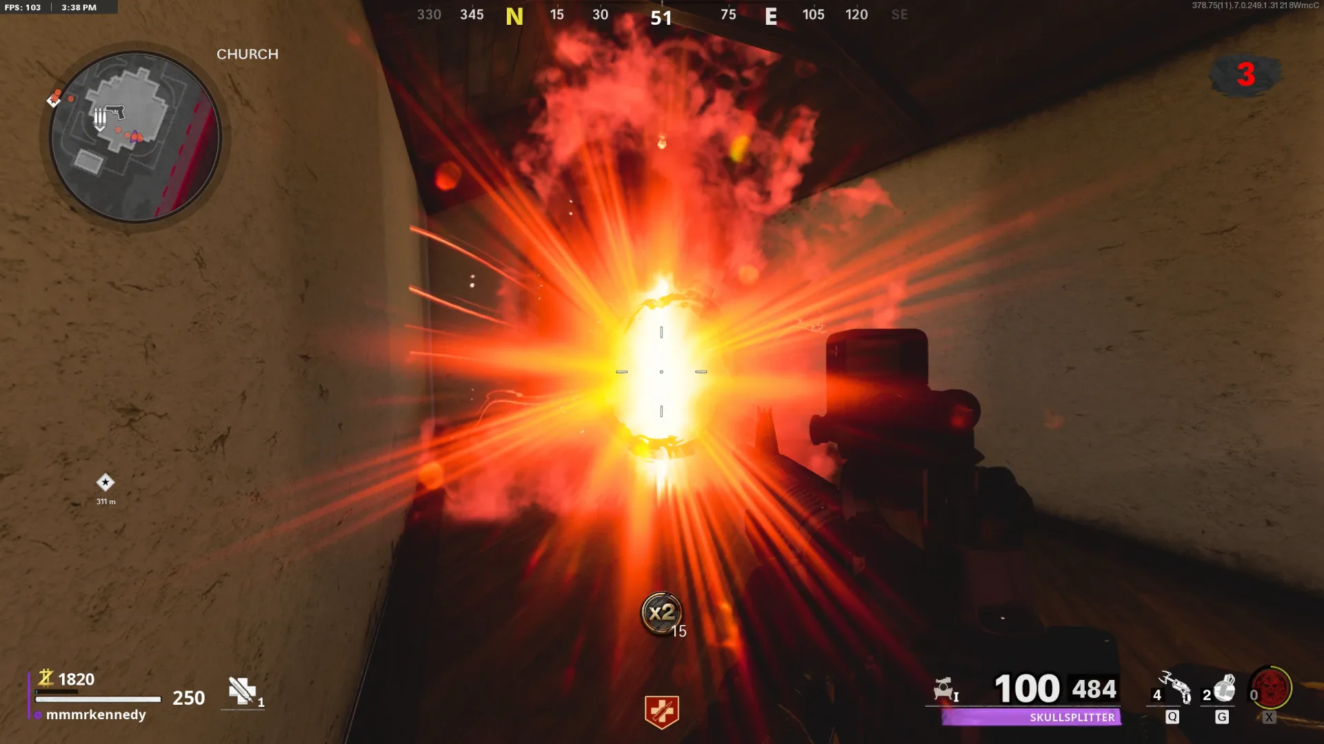 Excision begins at a red rift, not the Maxis radio